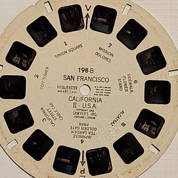 VINTAGE View Master San Francisco Slides x 3 1954 - Picture 4 of 5